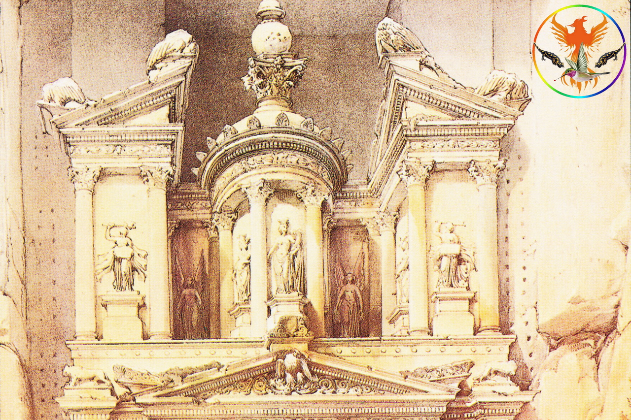 Croix de Lumière, Image de l'Égypte Antique d'Isapierre No 093 