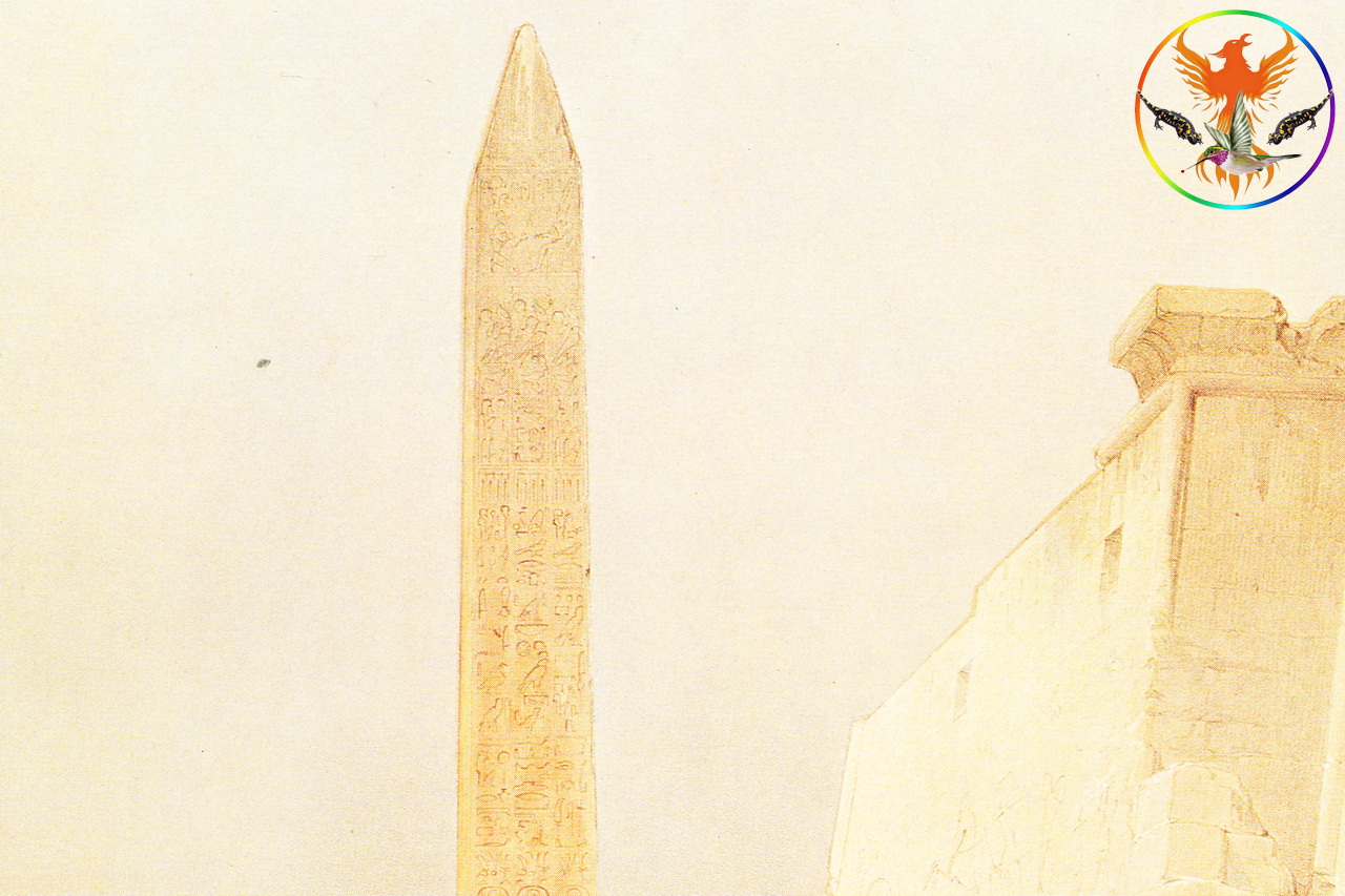 Croix de Lumière, Image de l'Égypte Antique d'Isapierre No 097 