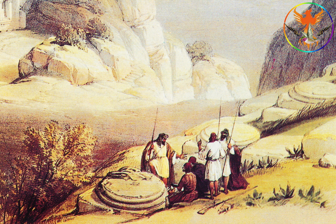 Croix de Lumière, Image de l'Égypte Antique d'Isapierre No 099 