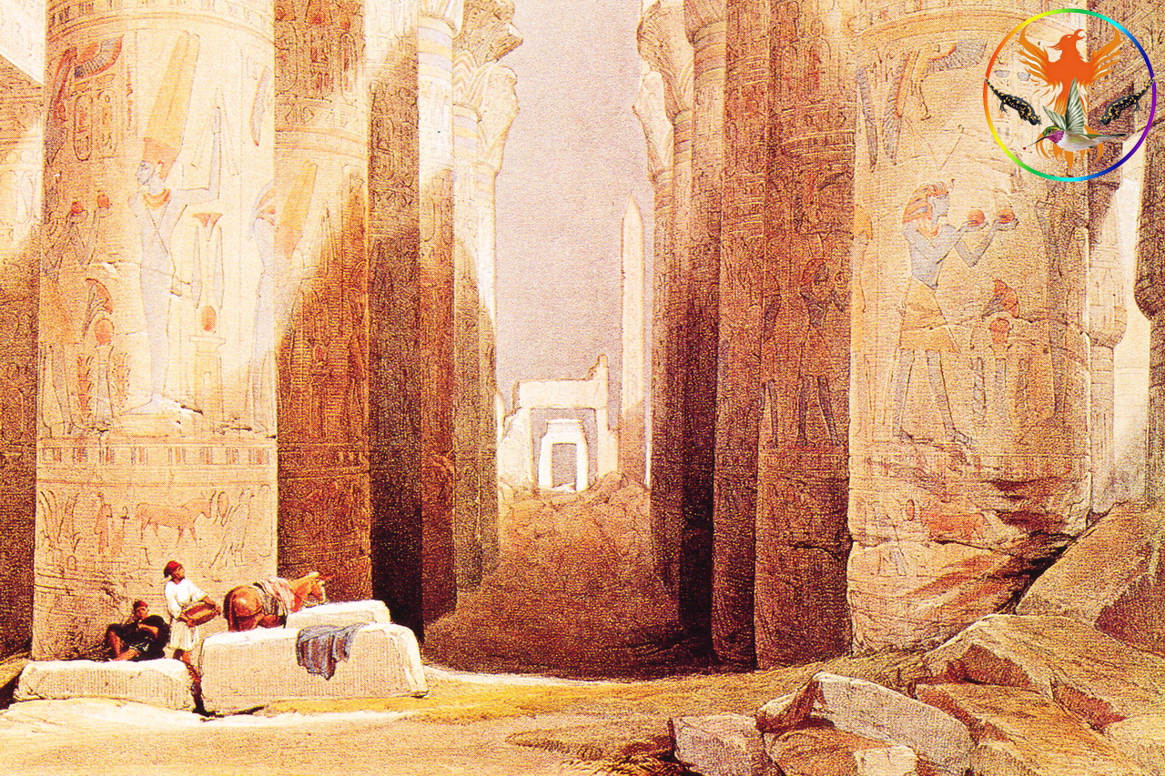 Croix de Lumière, Image de l'Égypte Antique d'Isapierre No 100 