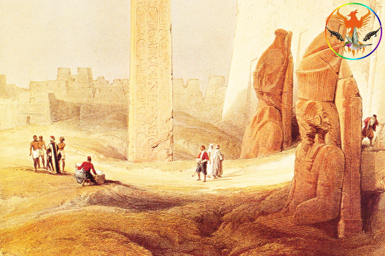 Croix de Lumière, Image de l'Égypte Antique d'Isapierre No 103 