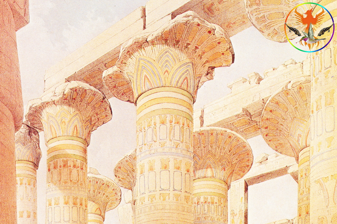 Croix de Lumière, Image de l'Égypte Antique d'Isapierre No 109 