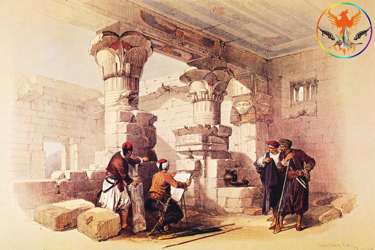 Croix de Lumière, Image de l'Égypte Antique d'Isapierre No 127 