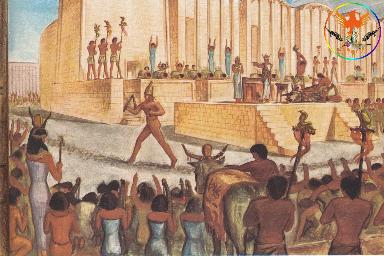 Croix de Lumière, Image de l'Égypte Antique d'Isapierre No 134 