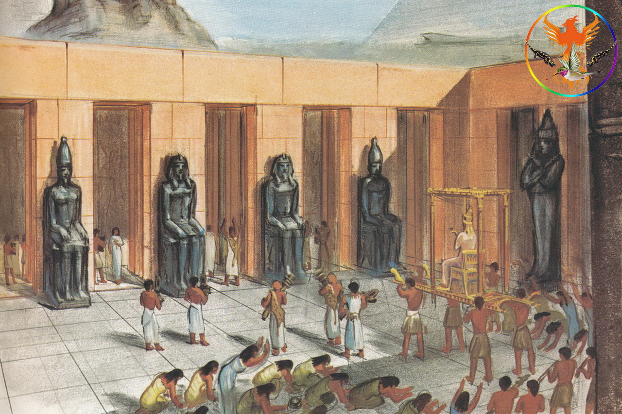 Croix de Lumière, Image de l'Égypte Antique d'Isapierre No 137 