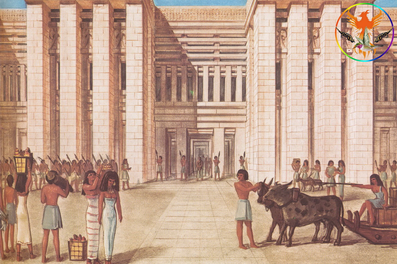 Croix de Lumière, Image de l'Égypte Antique d'Isapierre No 158 