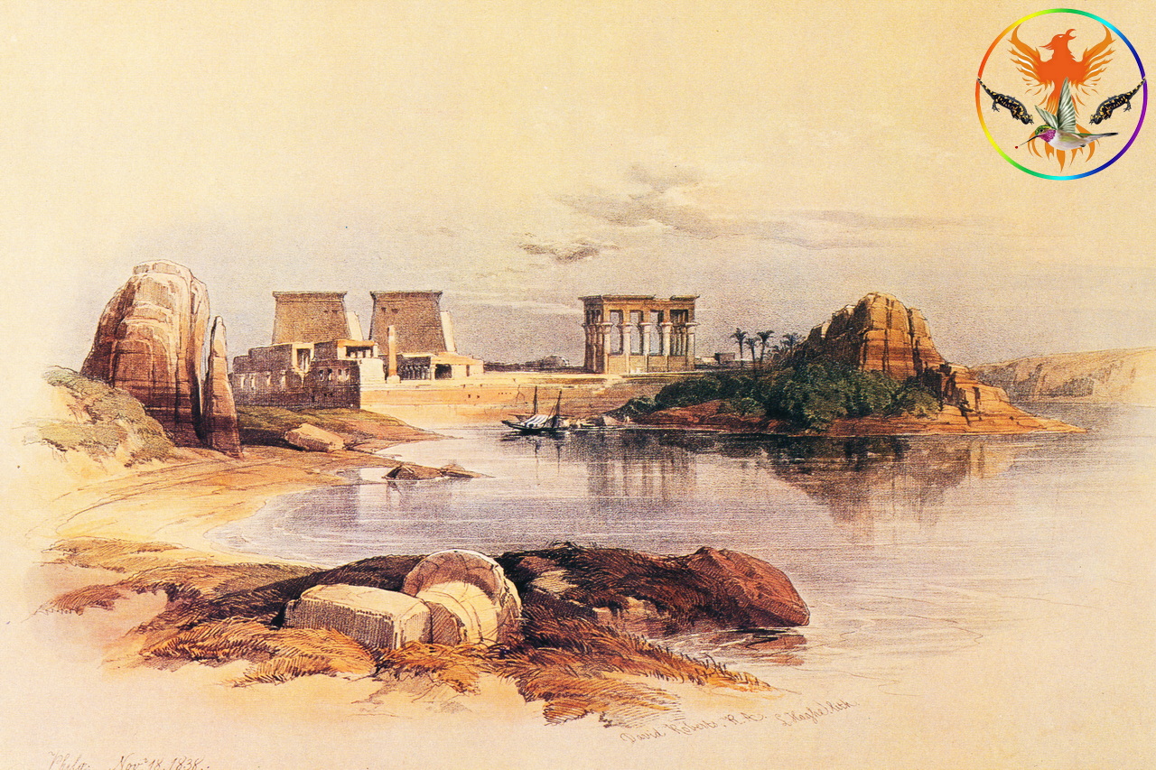 Croix de Lumière, Image de l'Égypte Antique d'Isapierre No 1010 