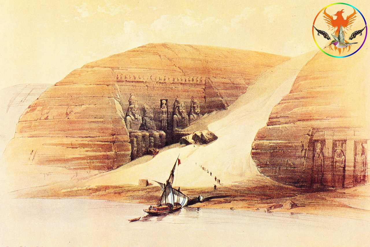 Croix de Lumière, Image de l'Égypte Antique d'Isapierre No 163 