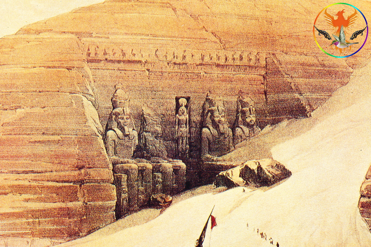 Croix de Lumière, Image de l'Égypte Antique d'Isapierre No 166 