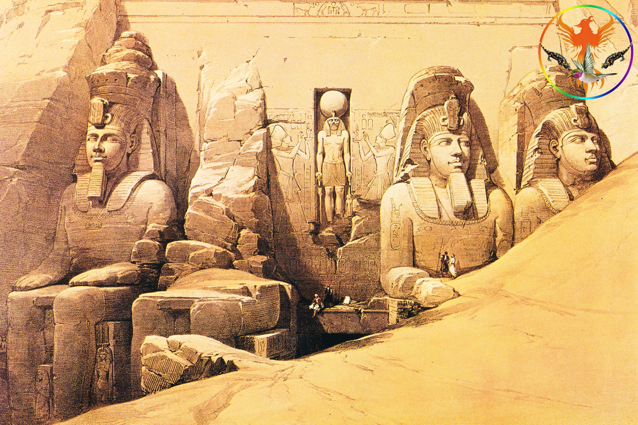 Croix de Lumière, Image de l'Égypte Antique d'Isapierre No 1090 