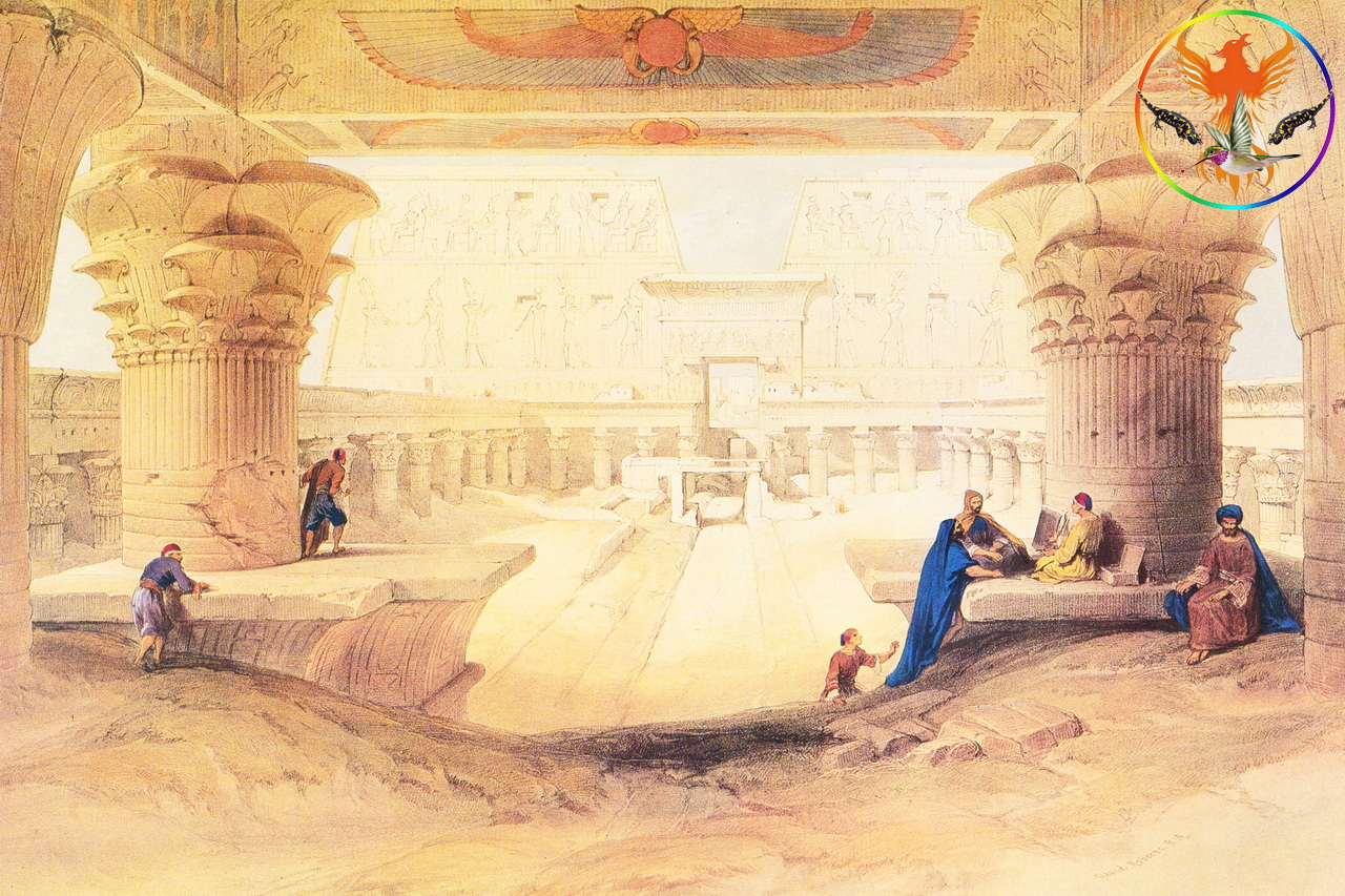 Croix de Lumière, Image de l'Égypte Antique d'Isapierre No 214 