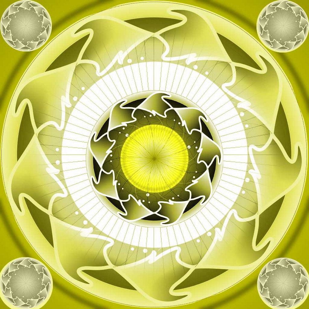 Croix de Lumière, Mandala  No 4 