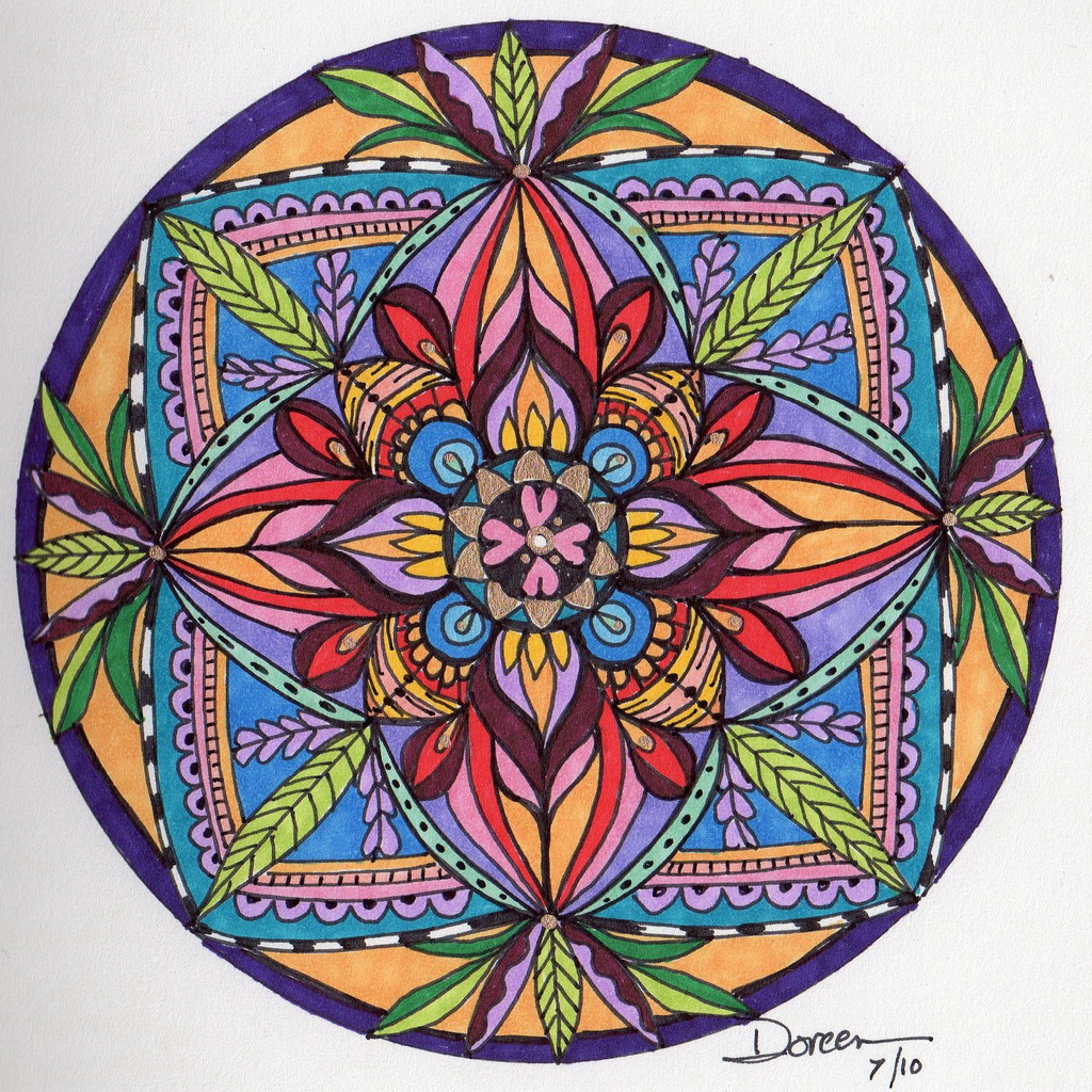 Croix de Lumière, Mandala  No 48 