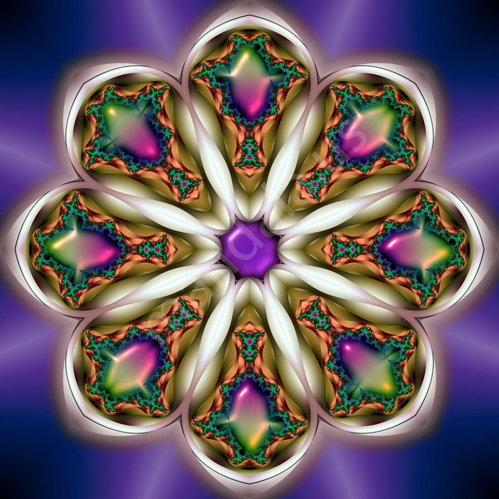 Croix de Lumière, Mandala  No 52 