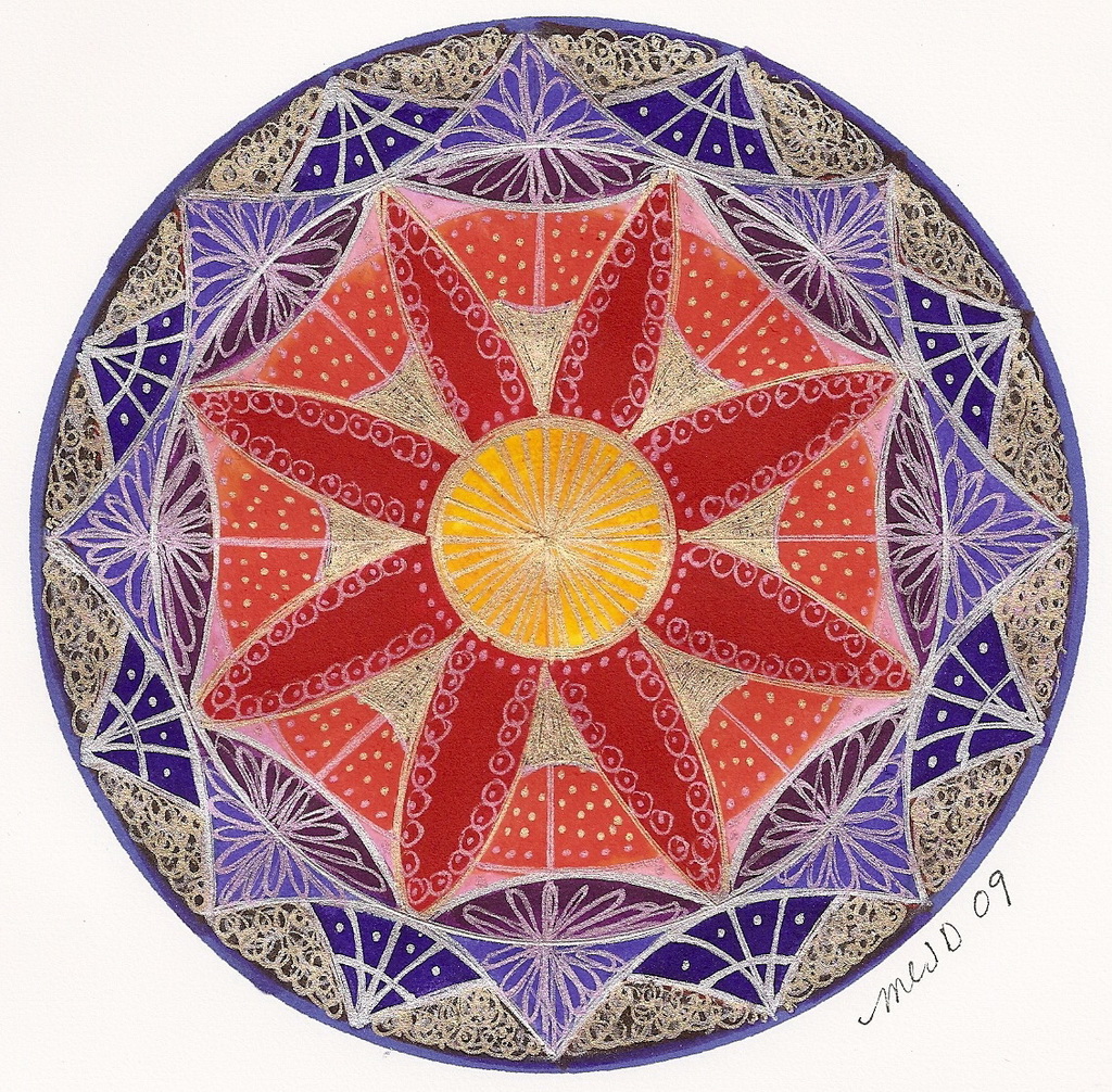 Croix de Lumière, Mandala  No 55 