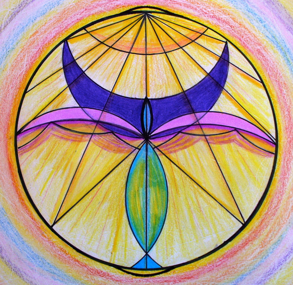 Croix de Lumière, Mandala  No 61 