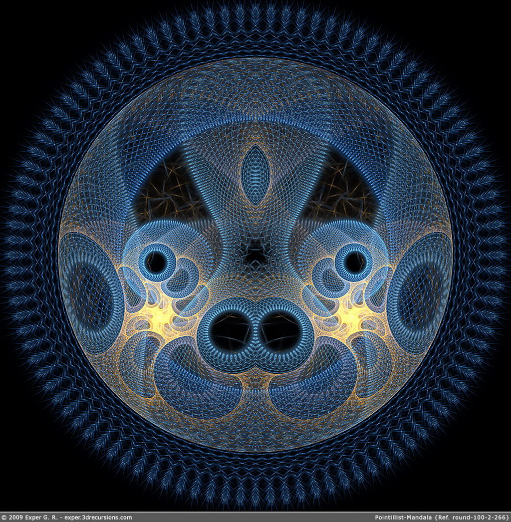 Croix de Lumière, Mandala  No 76 