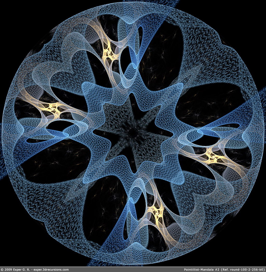 Croix de Lumière, Mandala  No 77 