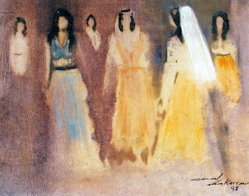 Peinture No 26 Amal Mokarem, Liban