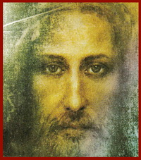 Peinture réalisée d'après une photo du Saint Suaire par une religieuse italienne...