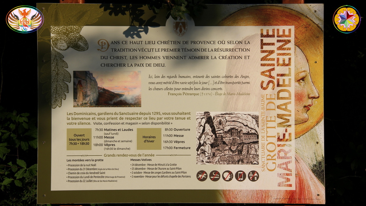 Croix de Lumière, Image de la Sainte-Baume d'Isapierre No 187 