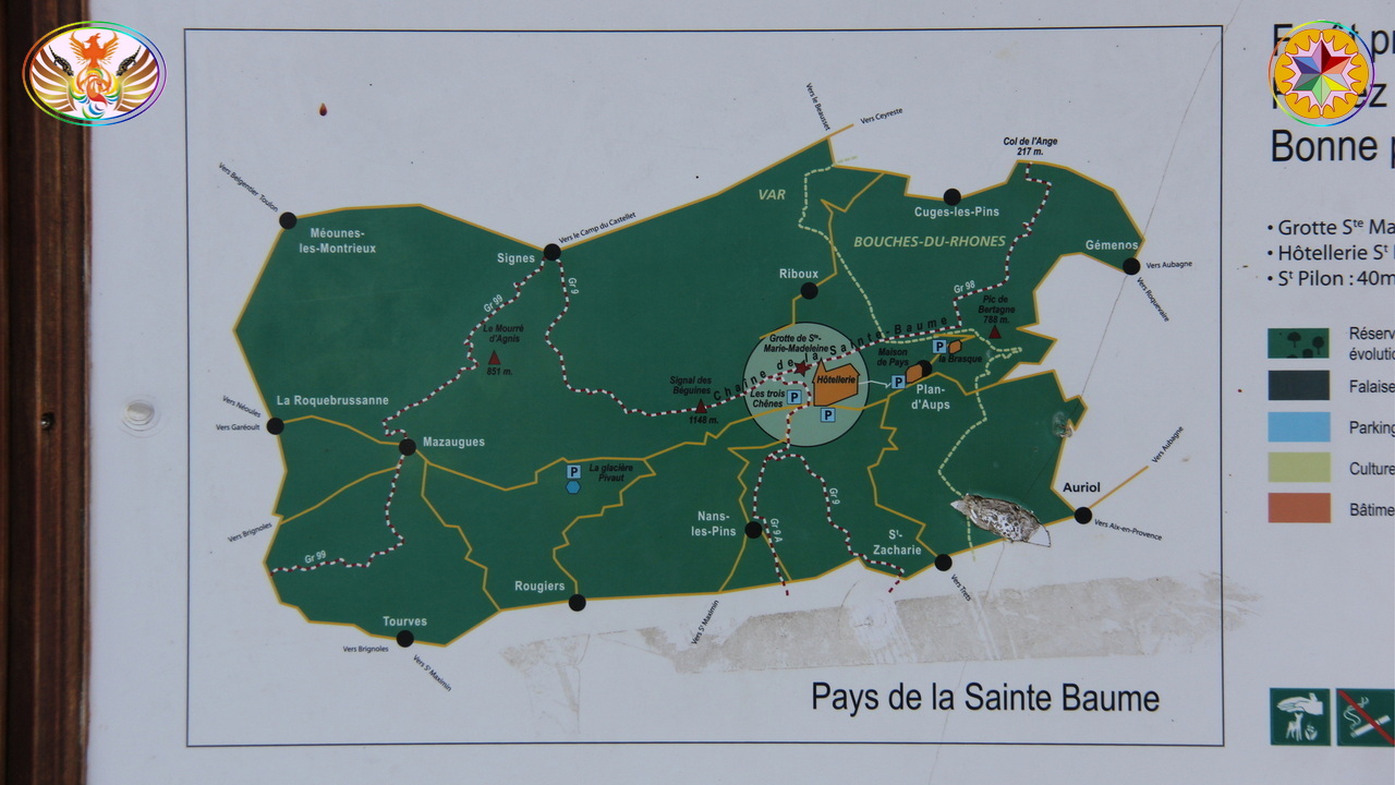 Croix de Lumière, Image de la Sainte-Baume d'Isapierre No 188 