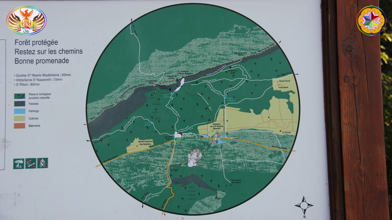 Croix de Lumière, Image de la Sainte-Baume d'Isapierre No 189 