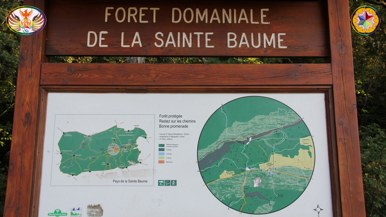 Croix de Lumière, Image de la Sainte-Baume d'Isapierre No 1090 