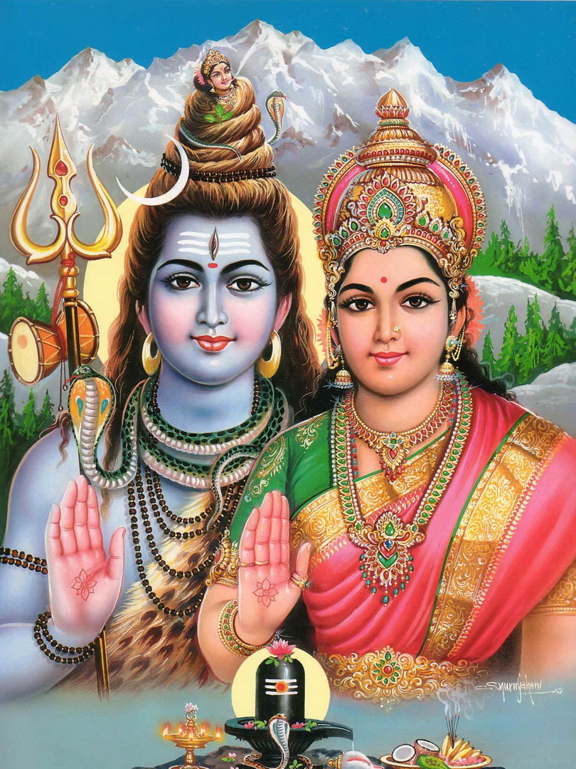Image de Shiva avec Parvathi et Ganesh d'Isapierre No 12 