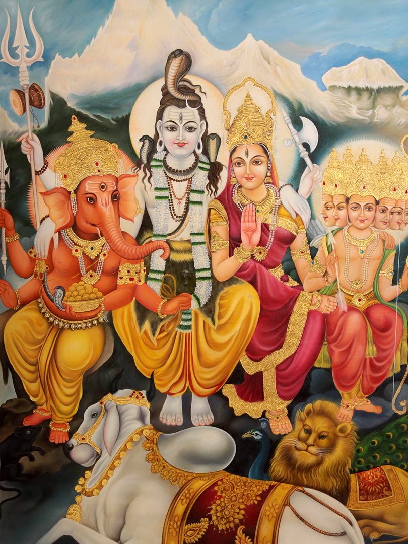 Image de Shiva avec Parvathi et Ganesh d'Isapierre No 18 