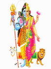 Image 43 de la Page Shiva dans sa forme Androgyne d'Ardhanarishvara...