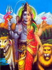 Image 44 de la Page Shiva dans sa forme Androgyne d'Ardhanarishvara...