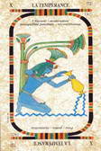 La Tempérance, l'Arcane Majeur No 10 du Tarot Egyptien de Laura Tuan...
