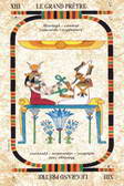 Le Grand Prêtre, l'Arcane Majeur No 13 du Tarot Egyptien de Laura Tuan...
