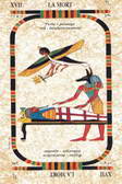 La Mort, l'Arcane Majeur No 17 du Tarot Egyptien de Laura Tuan...